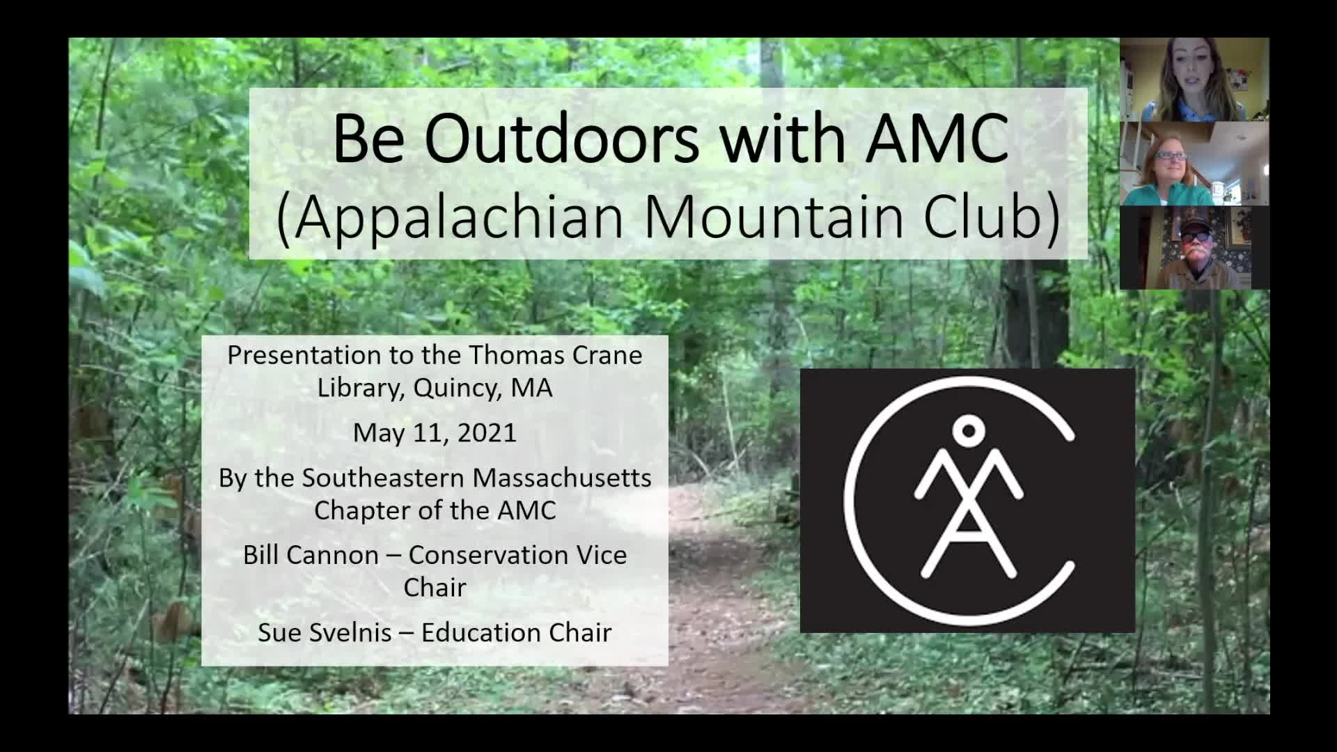 Thomas Crane Public Library Presents • Be Outdoors with the Appalachian Mountain Club
